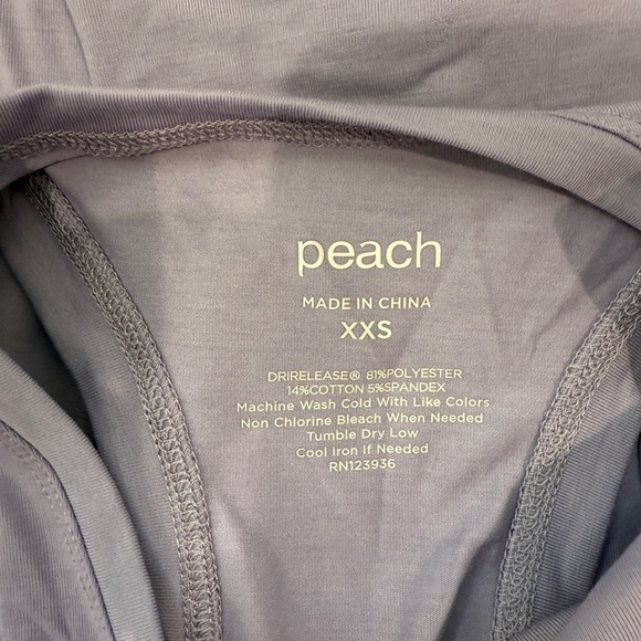 Peach Dusk Gym Tank Top (XXS) - Picture 5 of 7